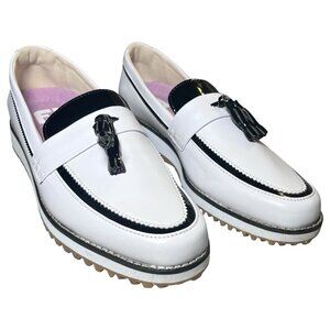 FootJoy Sandy Women's Golf Shoes 8.5 Medium Style 92383, White/Black. Like New